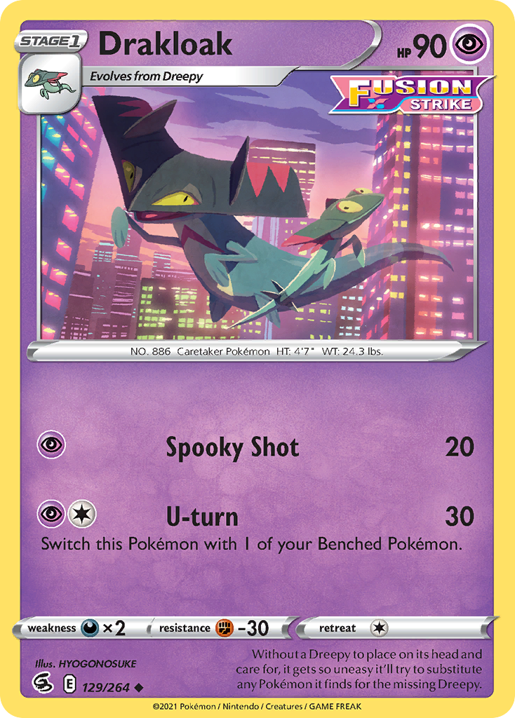 Drakloak Pokémon card