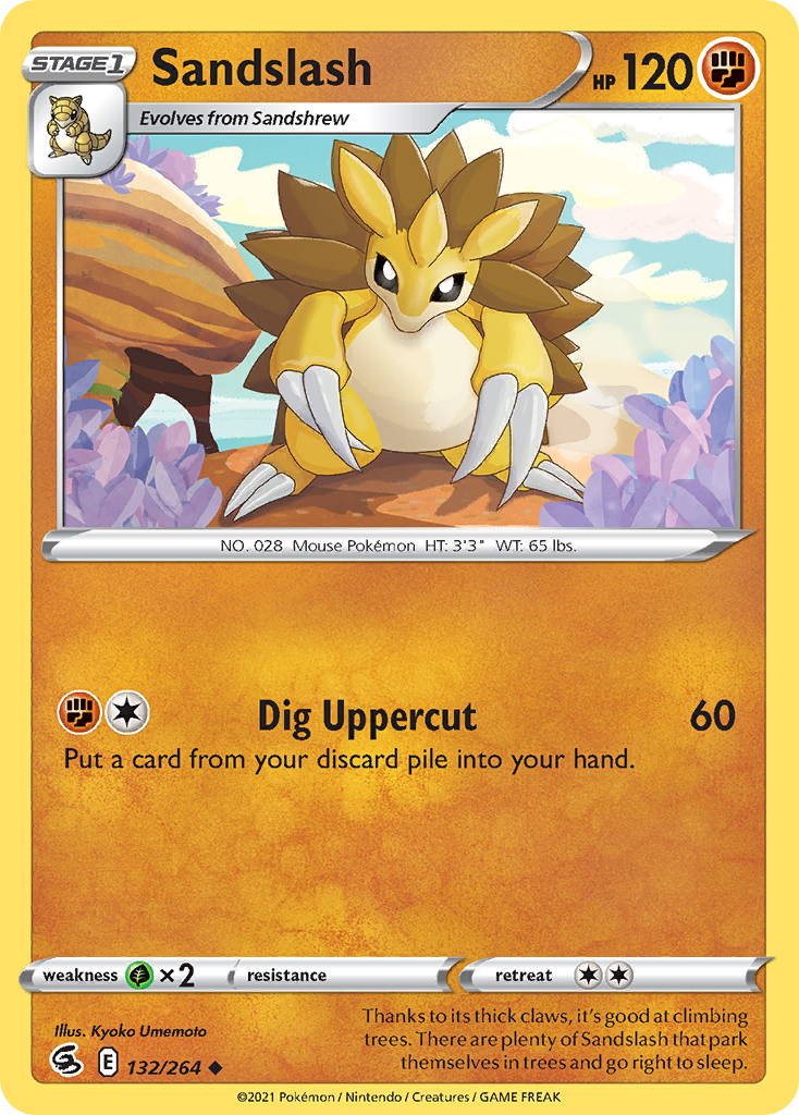 Sandslash Pokémon card