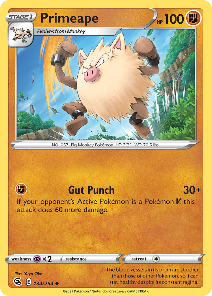 Primeape Pokémon card