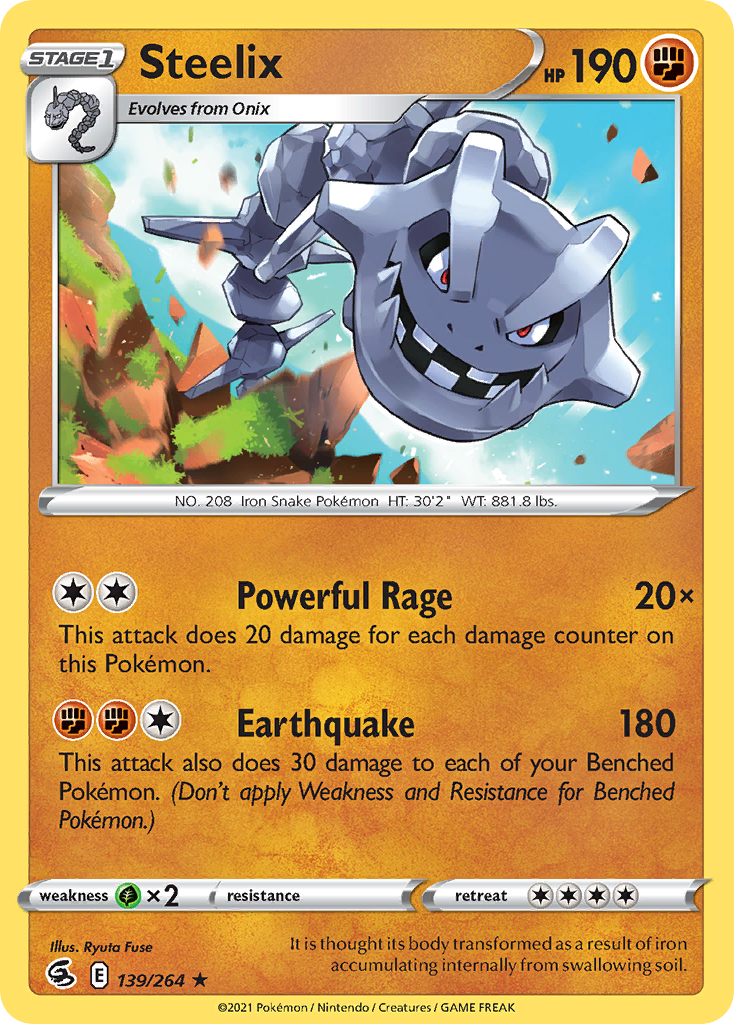 Steelix Pokémon card