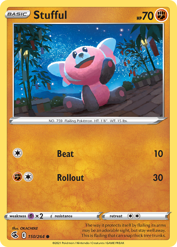 Stufful Pokémon card