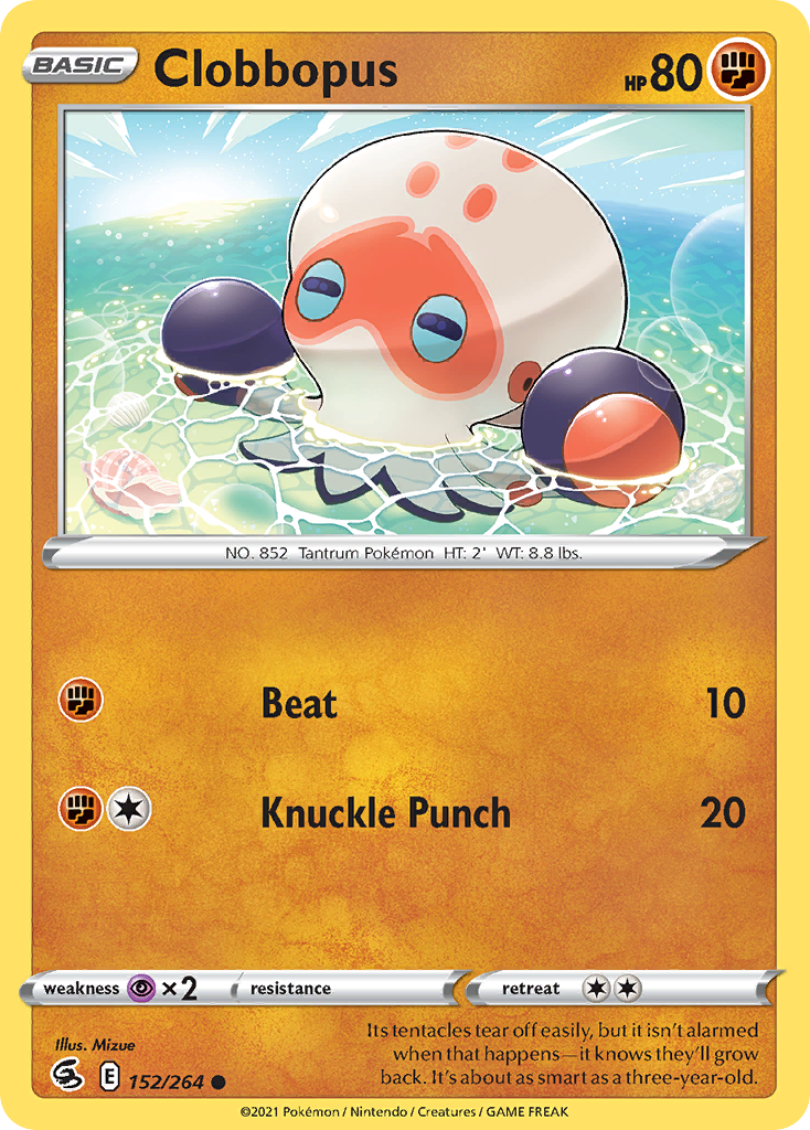 Clobbopus Pokémon card