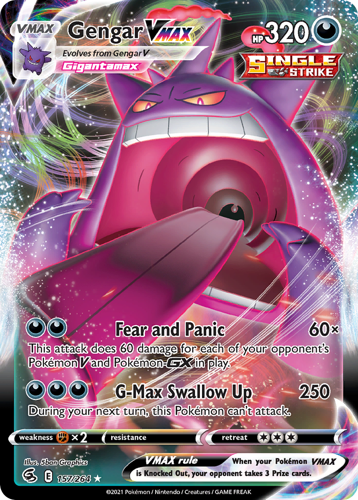 Gengar VMAX Pokémon card
