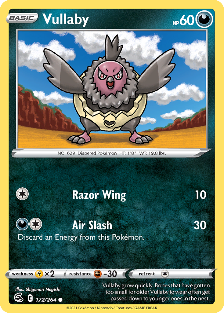 Vullaby Pokémon card