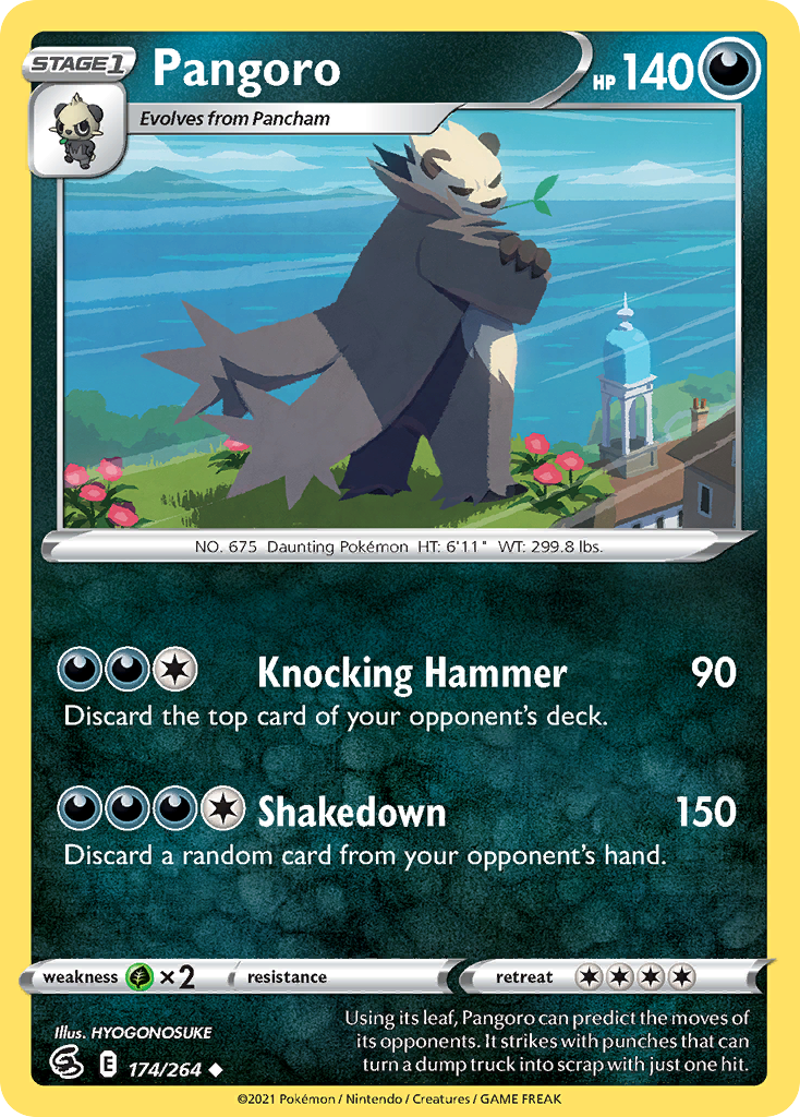 Pangoro Pokémon card