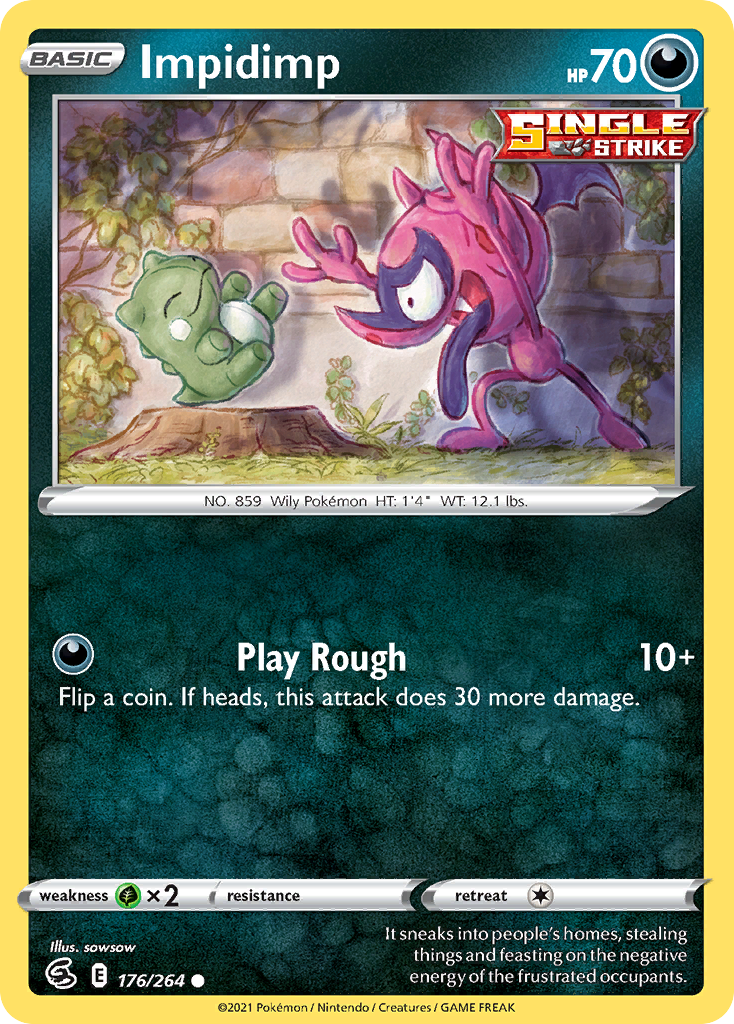 Impidimp Pokémon card