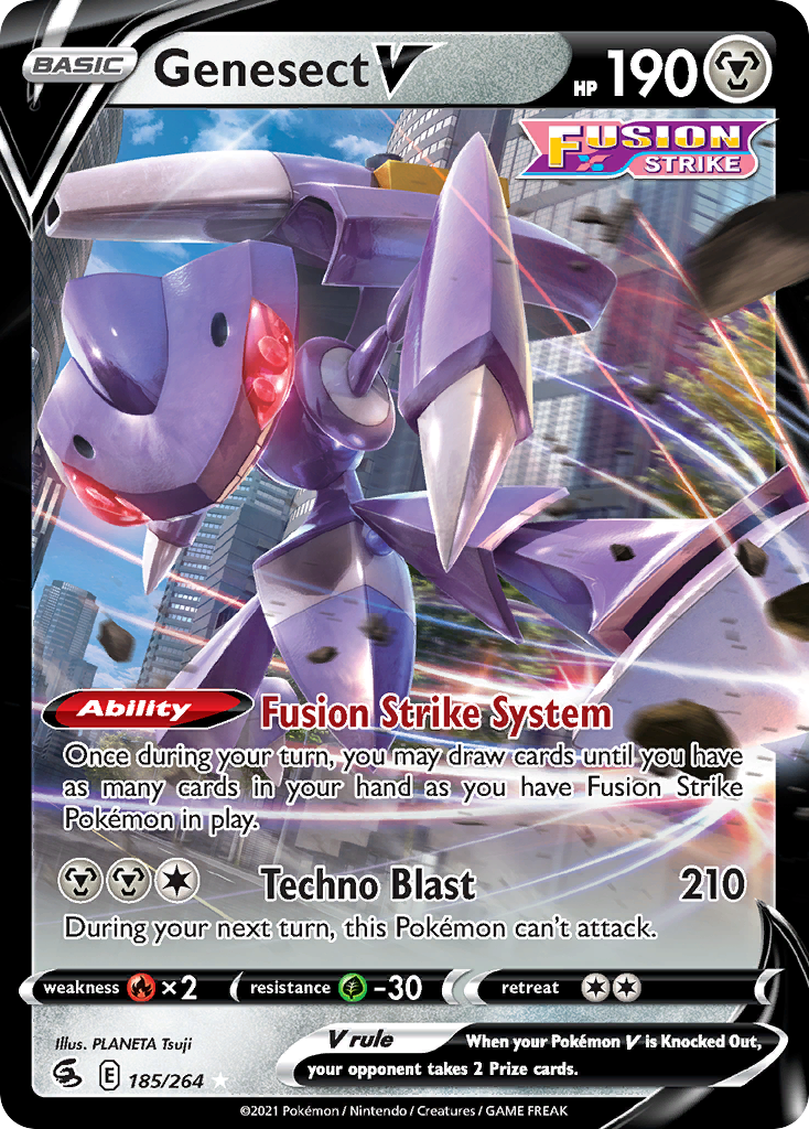 Genesect V Pokémon card