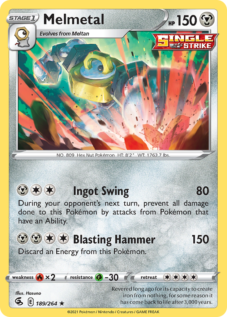 Melmetal Pokémon card