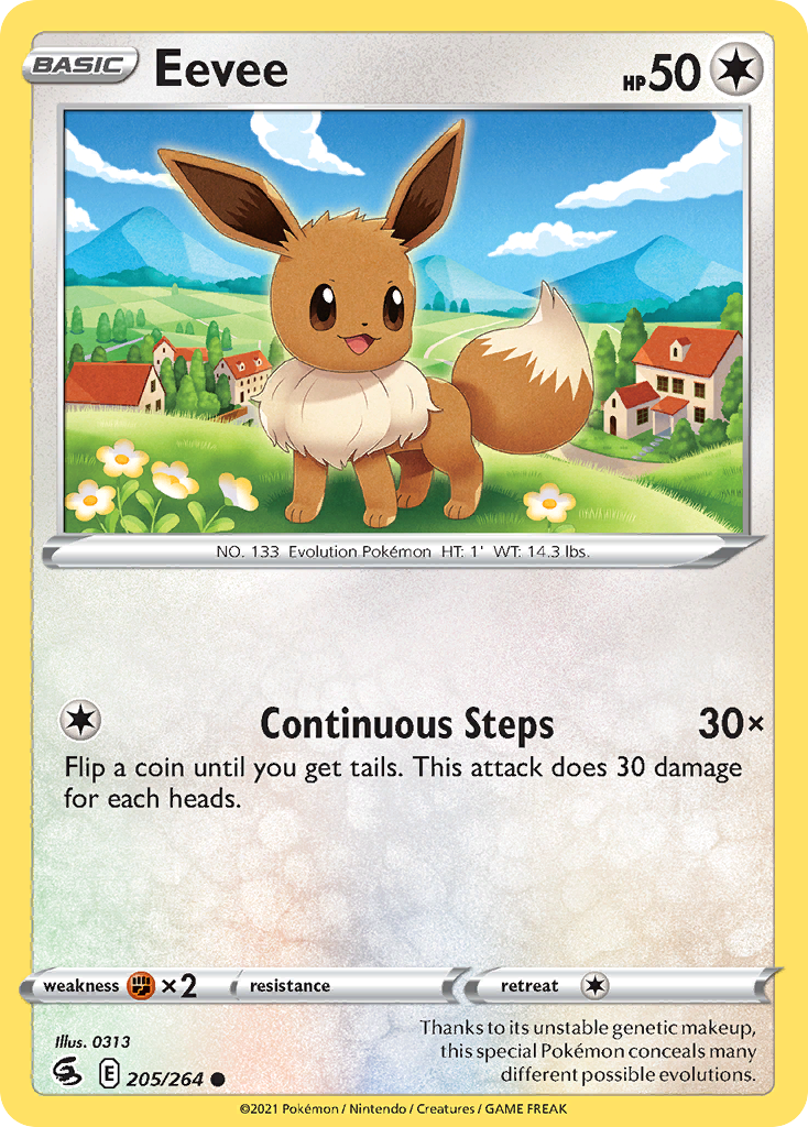 Eevee Pokémon card