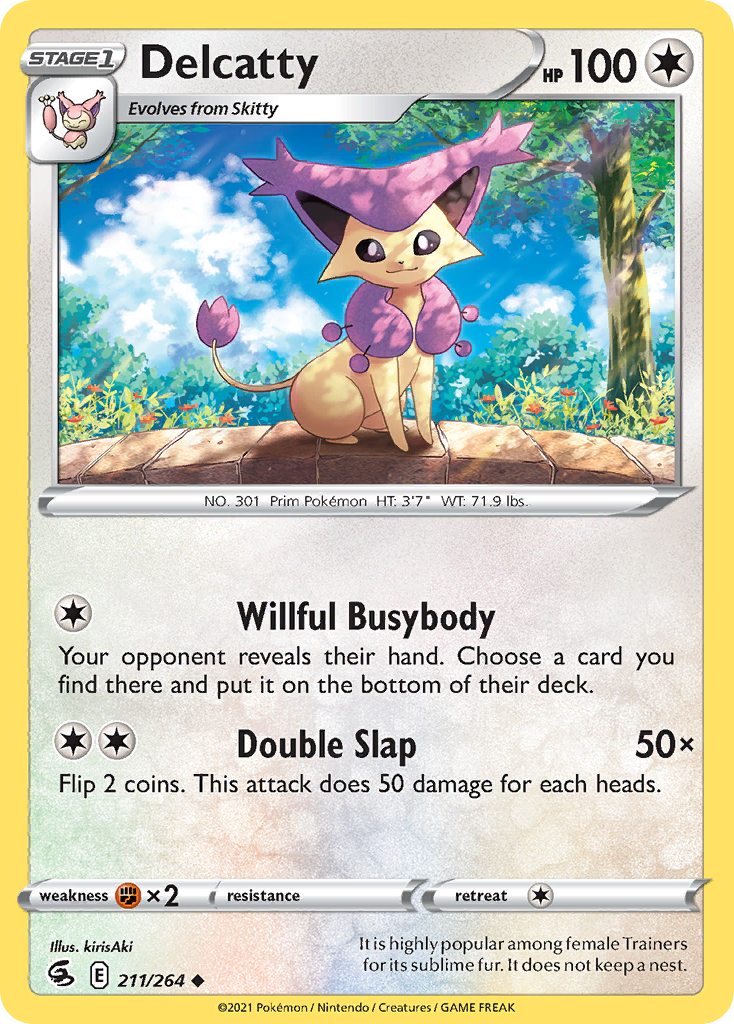 Delcatty Pokémon card