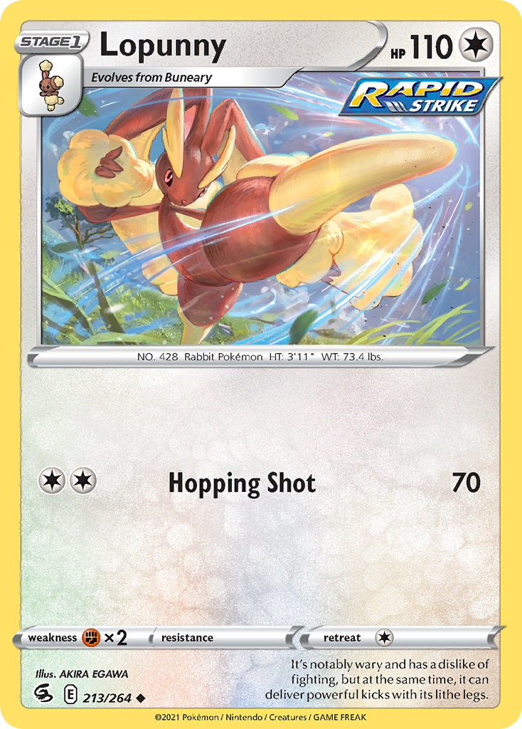 Lopunny Pokémon card