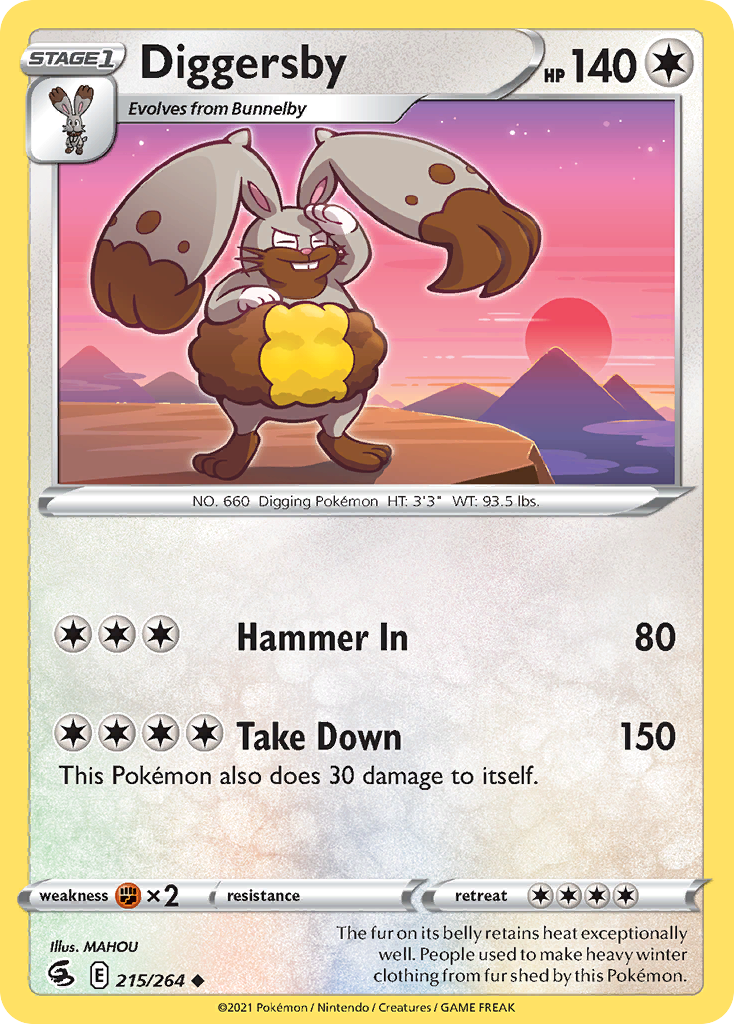 Diggersby Pokémon card