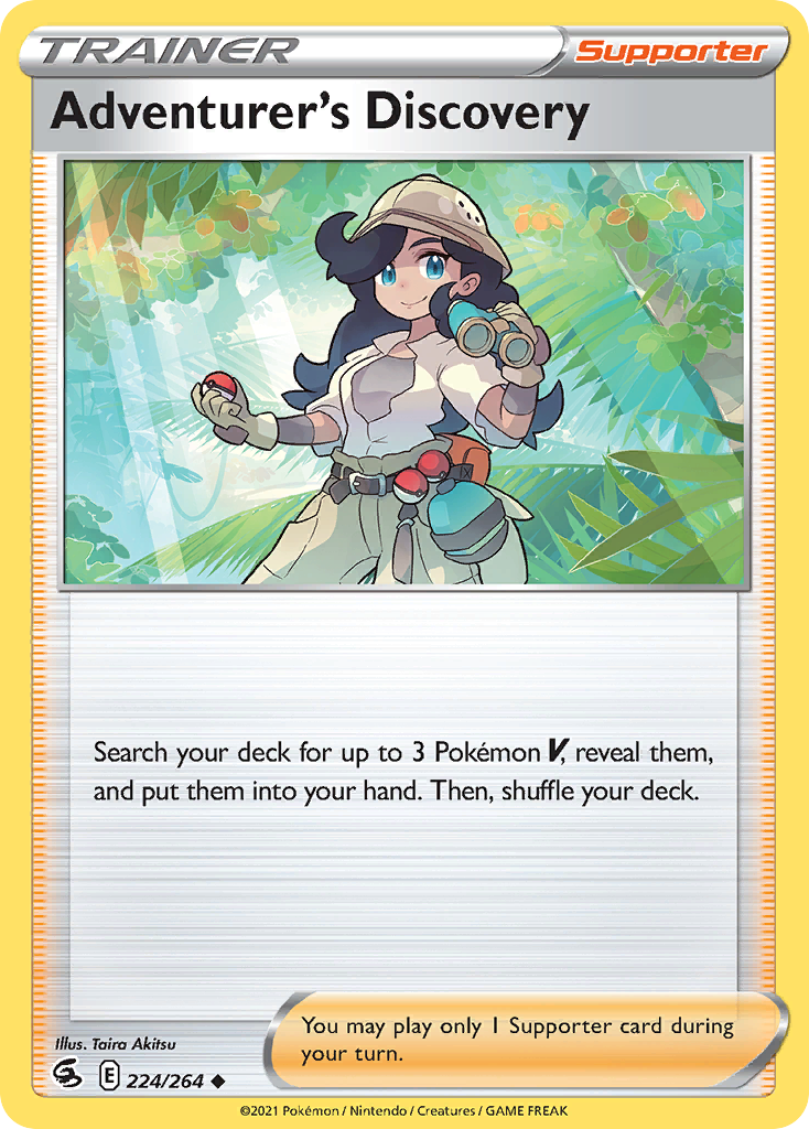 Adventurer's Discovery Pokémon card