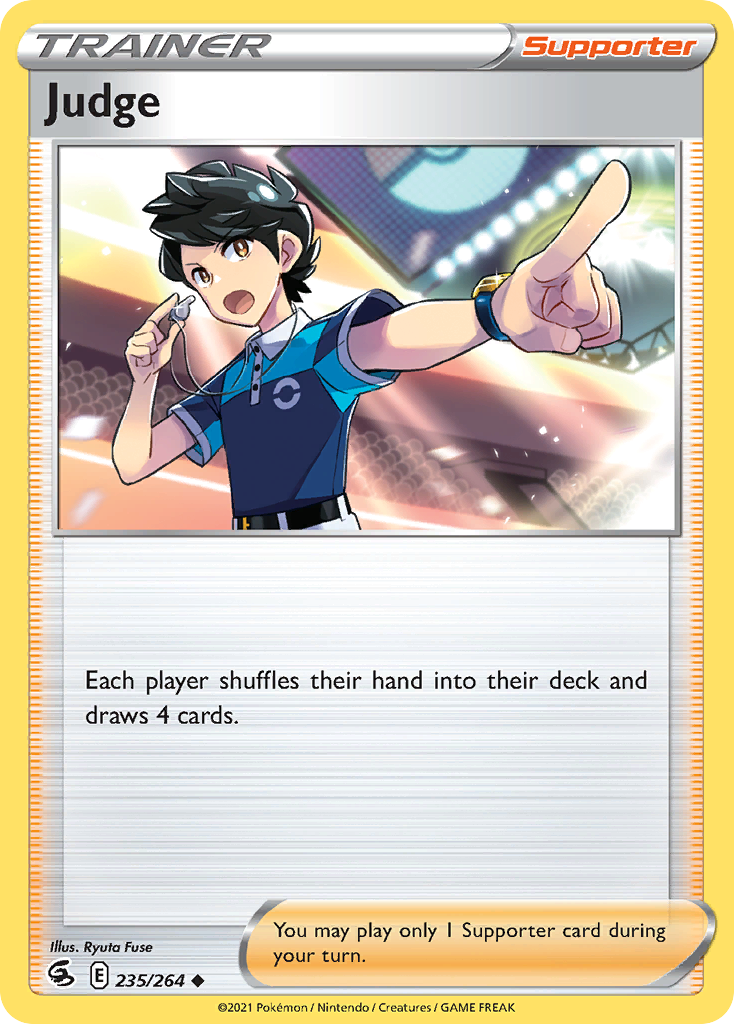 Judge Pokémon card