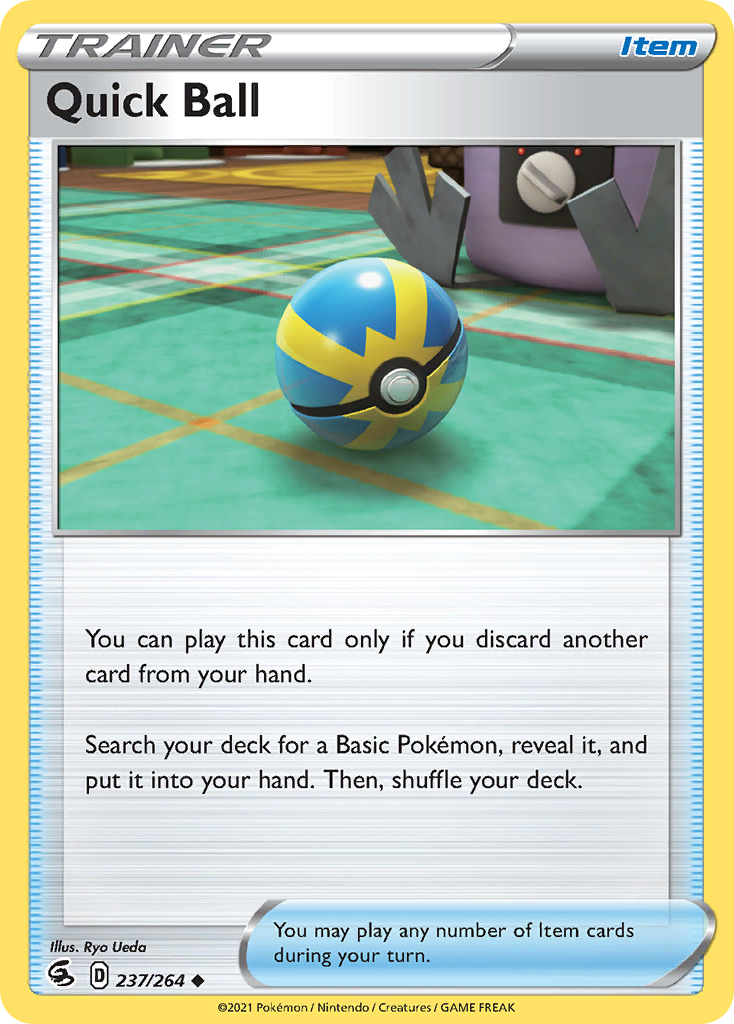 Quick Ball Pokémon card