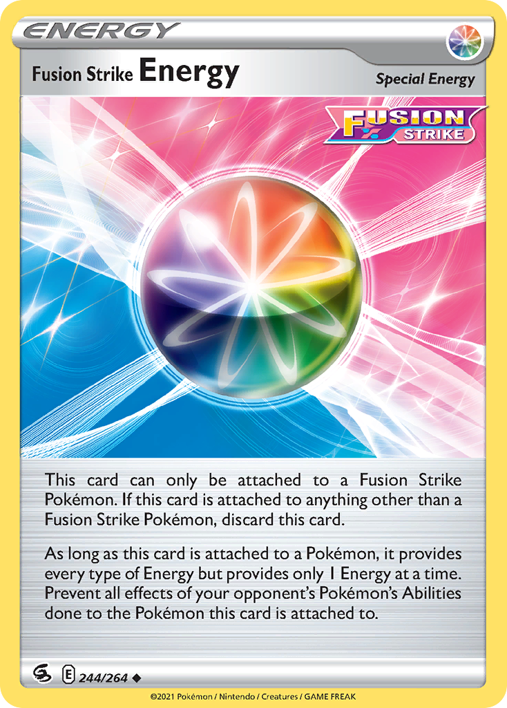 Fusion Strike Energy Pokémon card