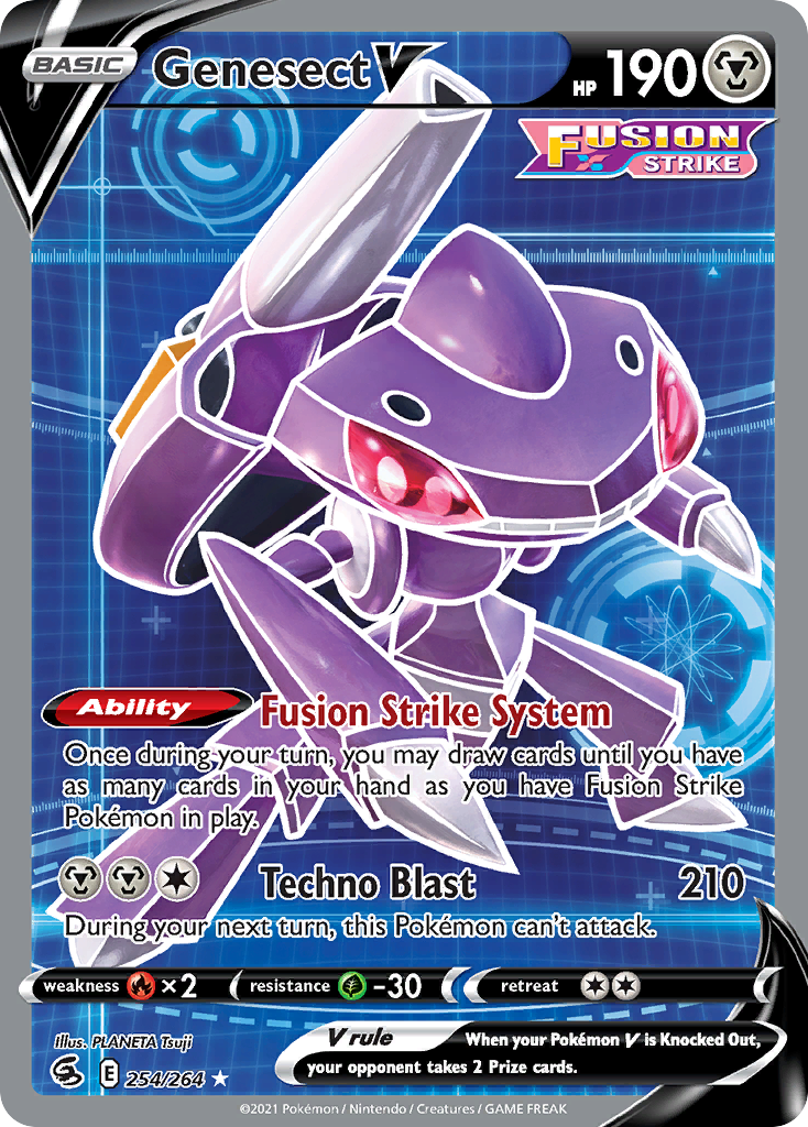 Genesect V Pokémon card