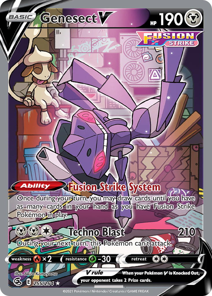 Genesect V Pokémon card