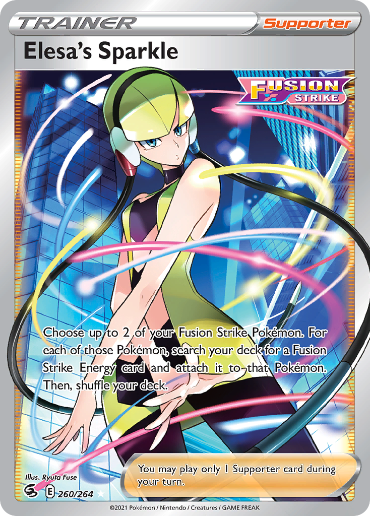 Elesa's Sparkle Pokémon card