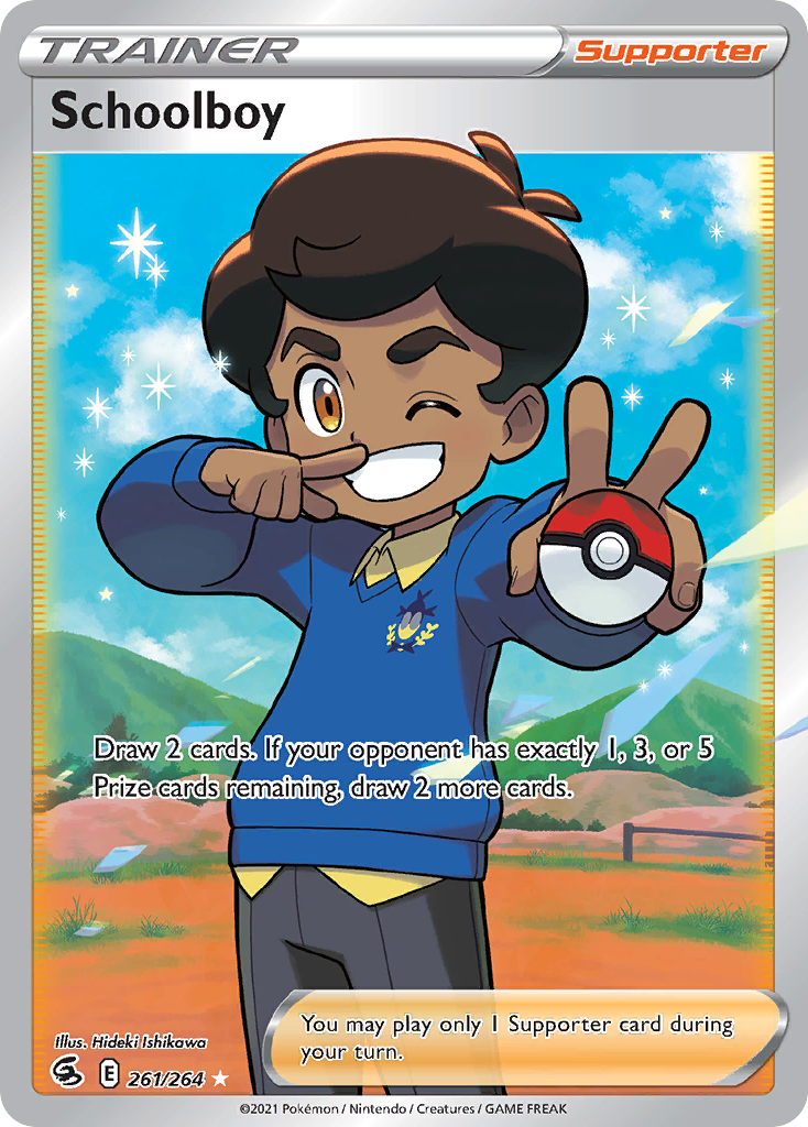 Schoolboy Pokémon card