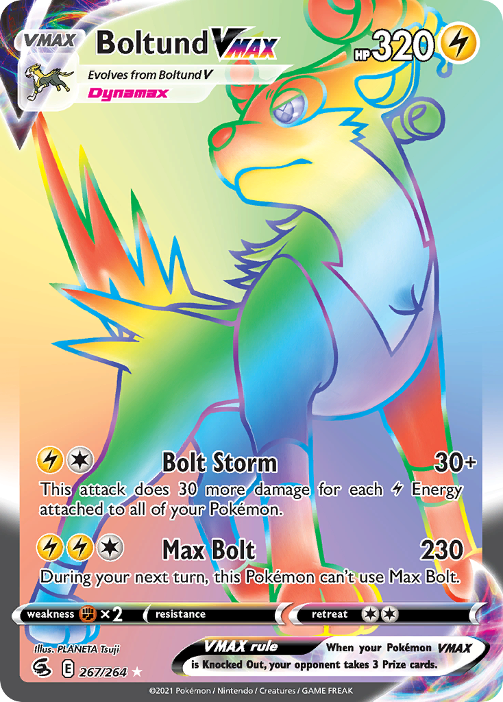 Boltund VMAX Pokémon card