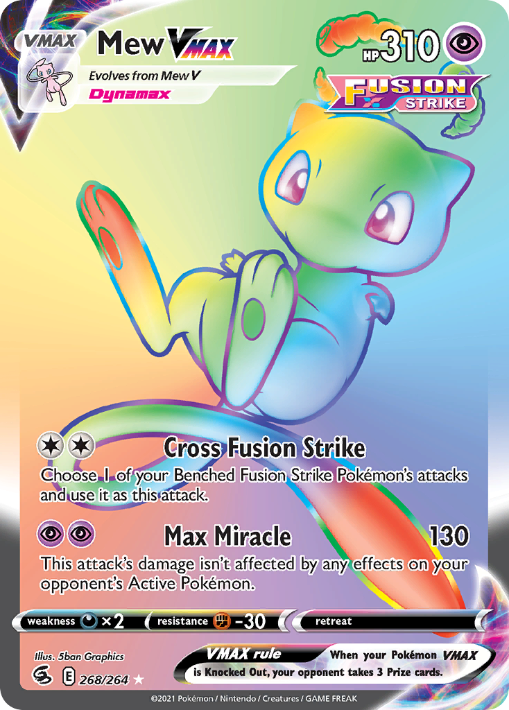 Mew VMAX Pokémon card