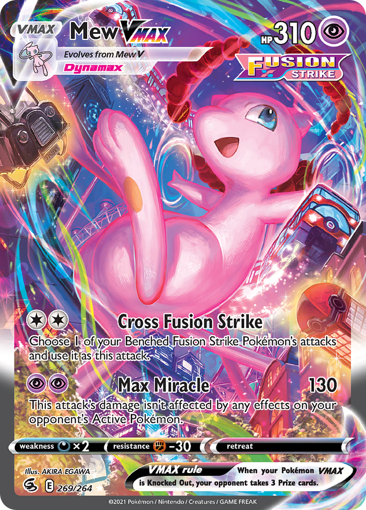 Mew VMAX Pokémon card