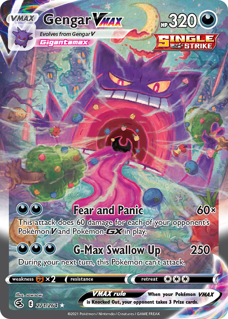 Gengar VMAX Pokémon card