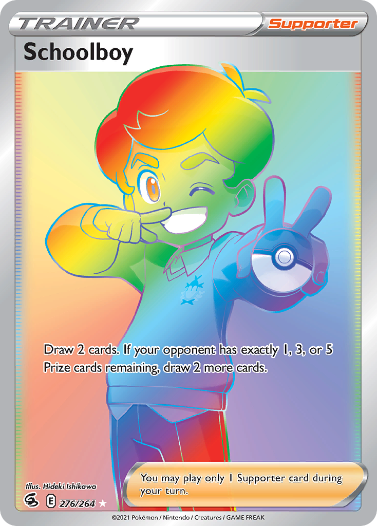 Schoolboy Pokémon card