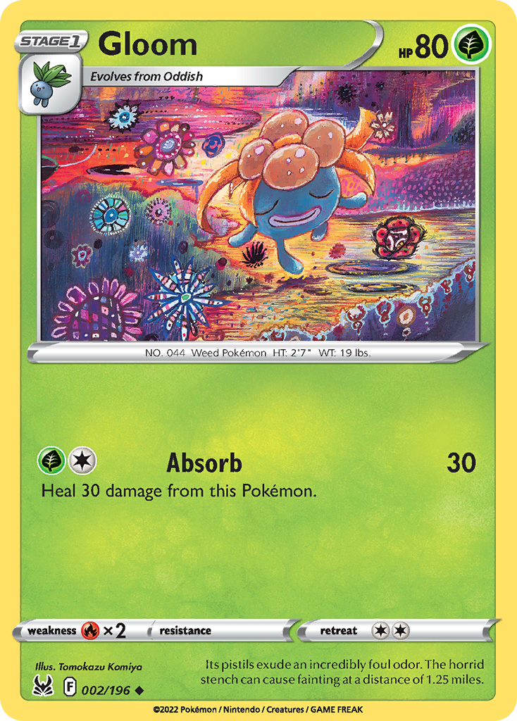 Gloom Pokémon card