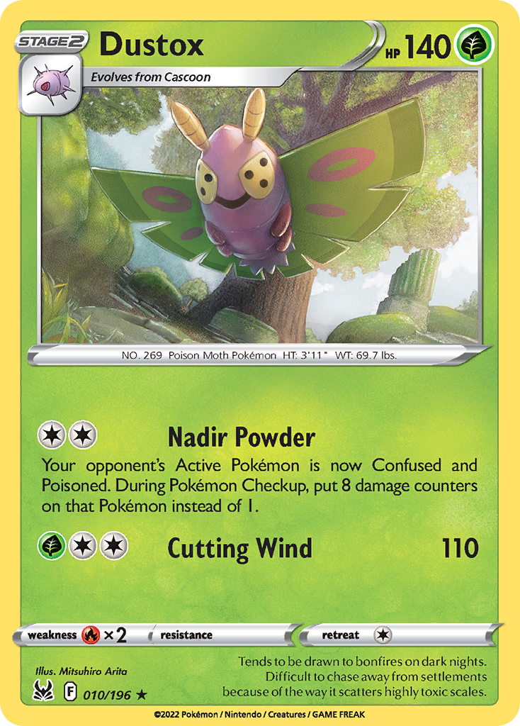 Dustox Pokémon card