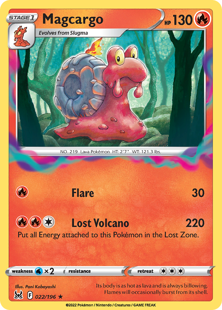 Magcargo Pokémon card