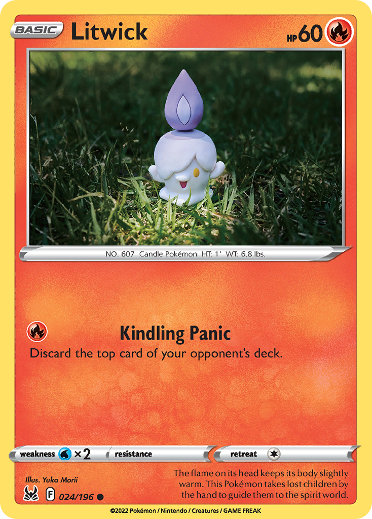 Litwick Pokémon card
