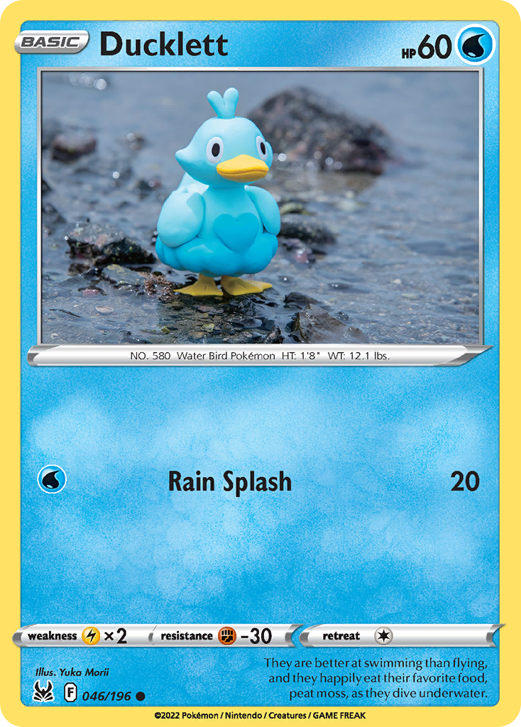 Ducklett Pokémon card