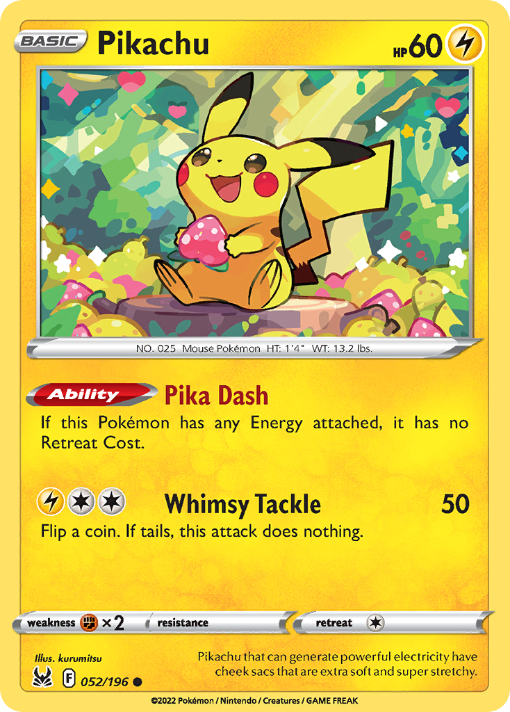 Pikachu Pokémon card