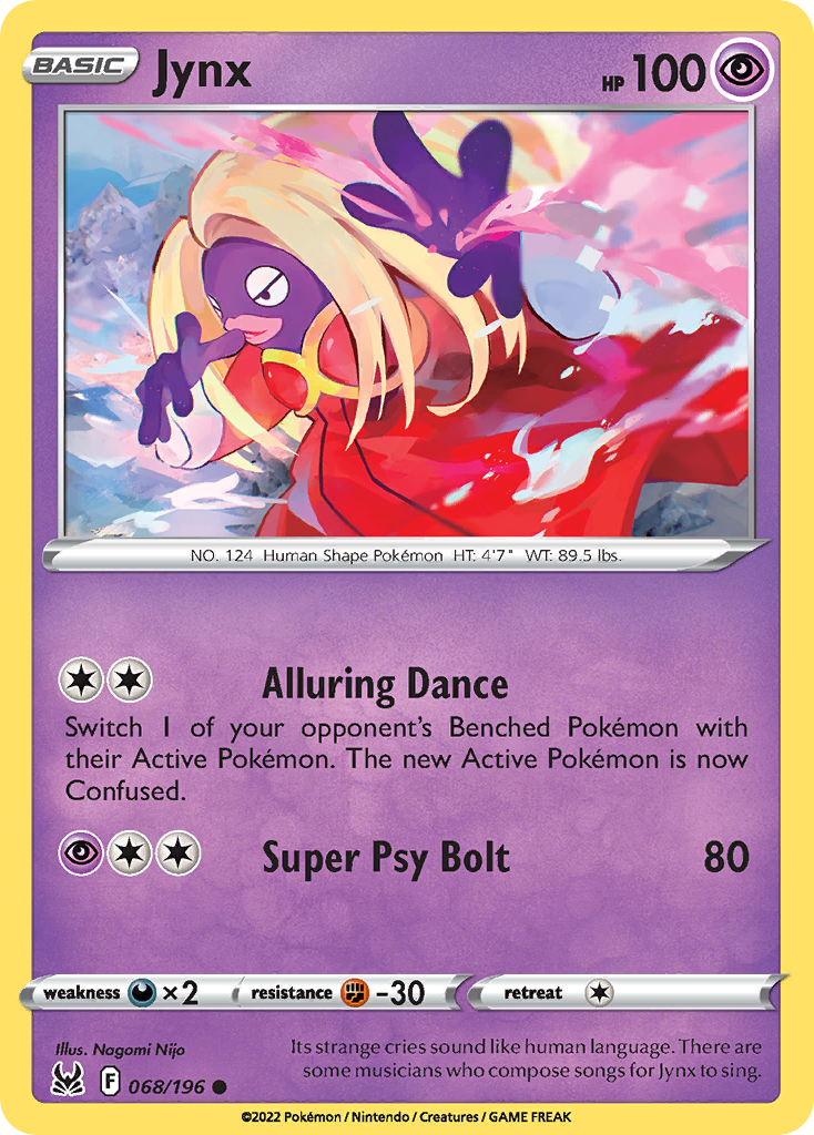 Jynx Pokémon card