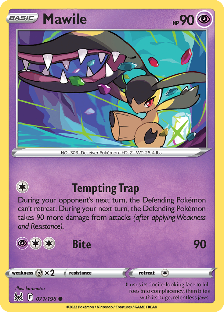 Mawile Pokémon card