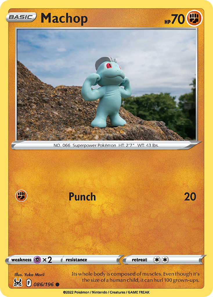Machop Pokémon card