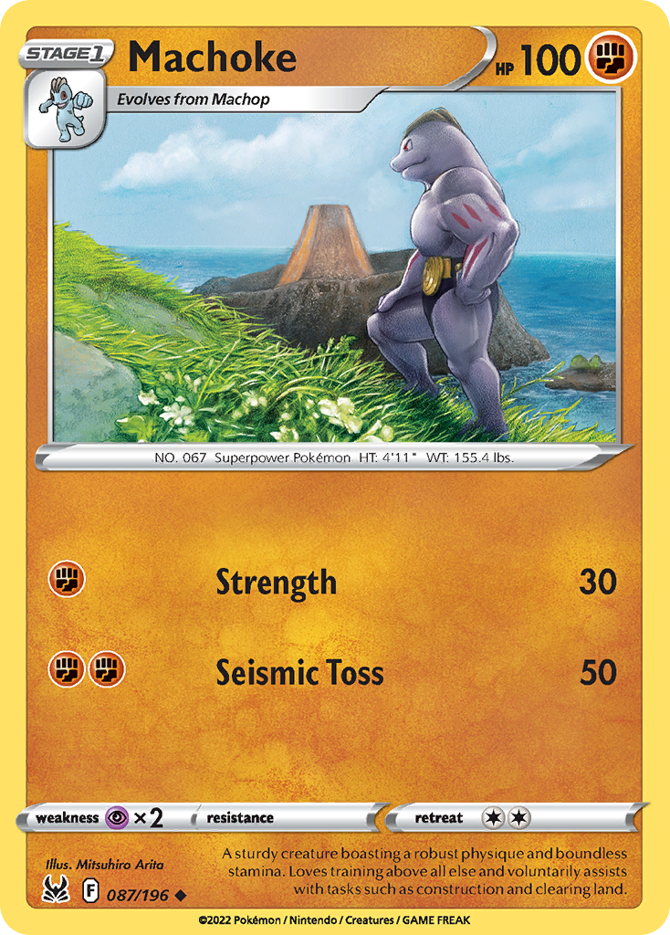 Machoke Pokémon card