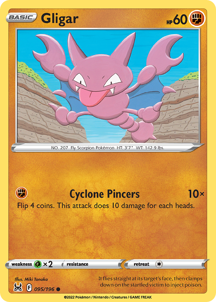 Gligar Pokémon card