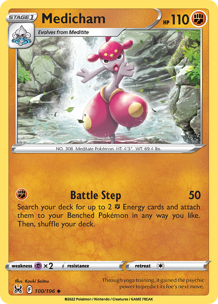 Medicham Pokémon card