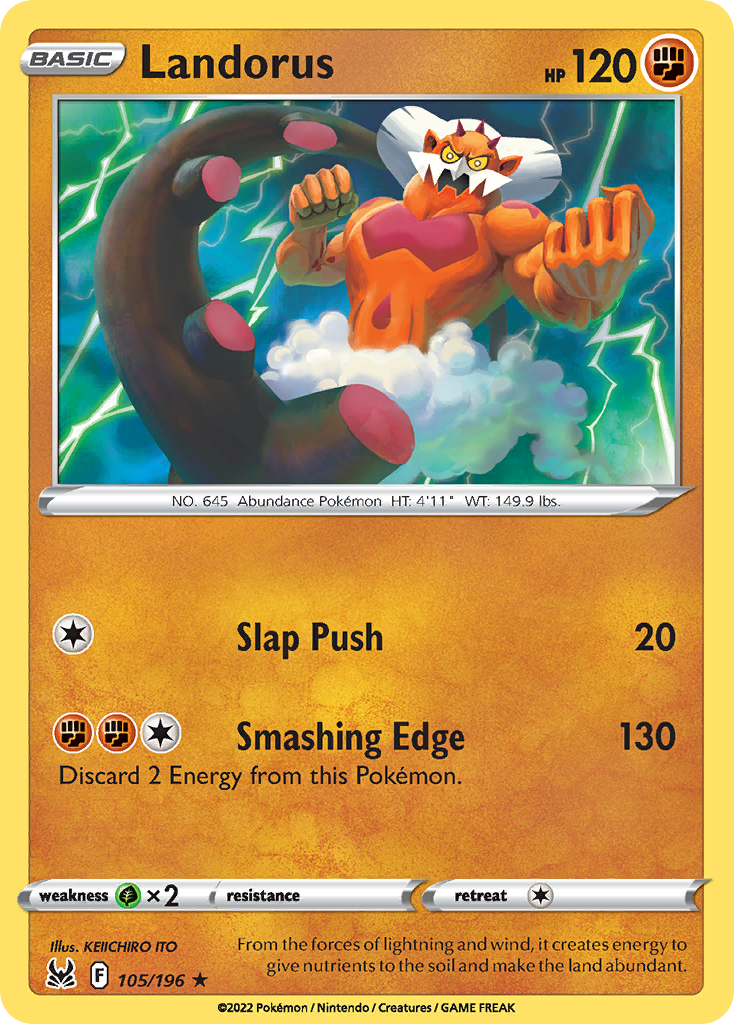 Landorus Pokémon card