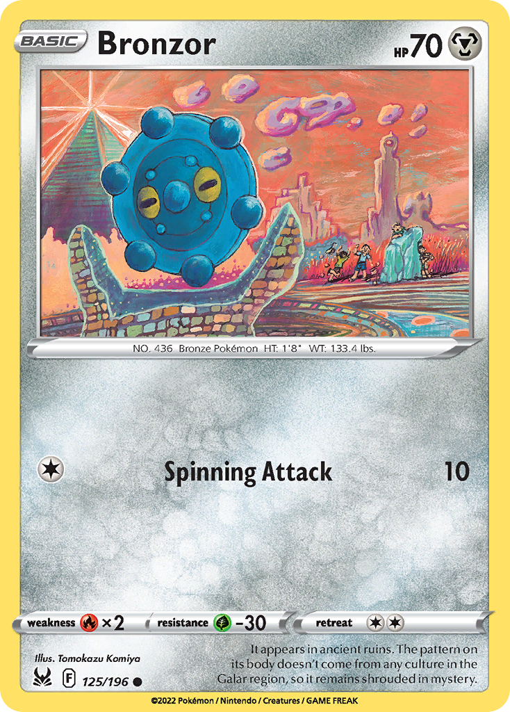 Bronzor Pokémon card