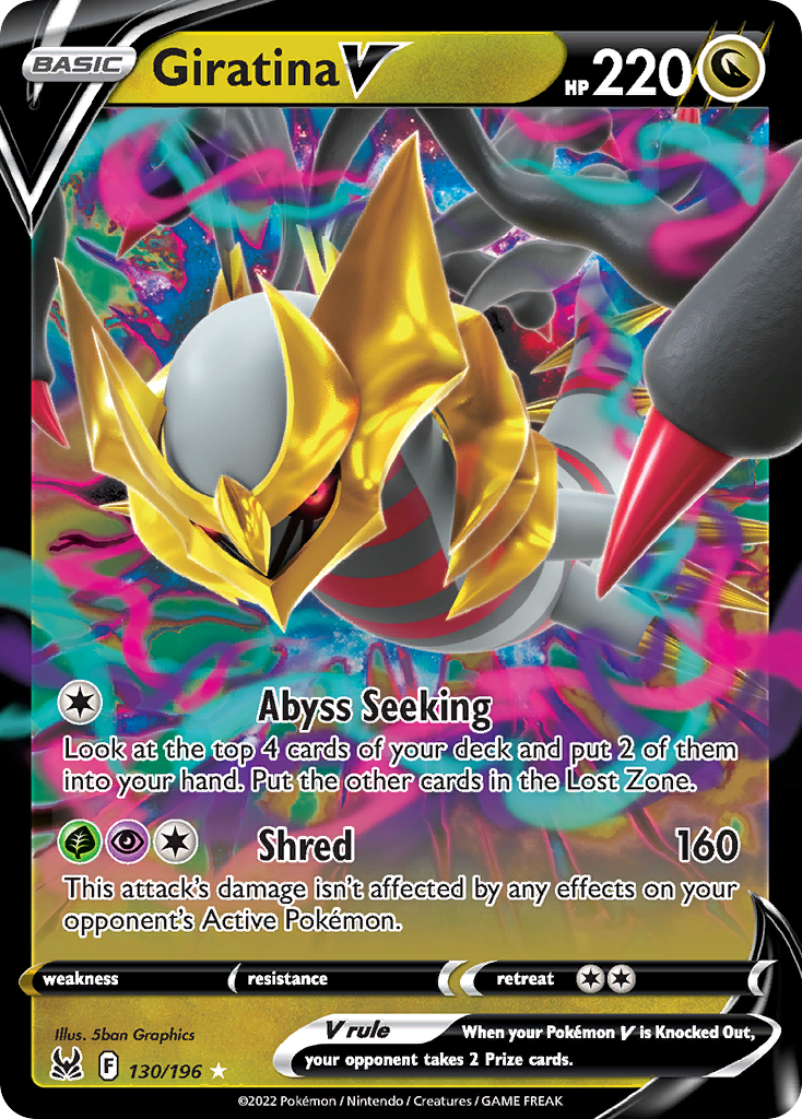 Giratina V Pokémon card