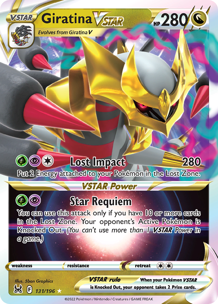 Giratina VSTAR Pokémon card
