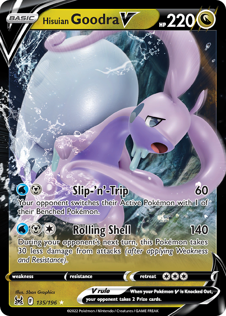 Hisuian Goodra V Pokémon card