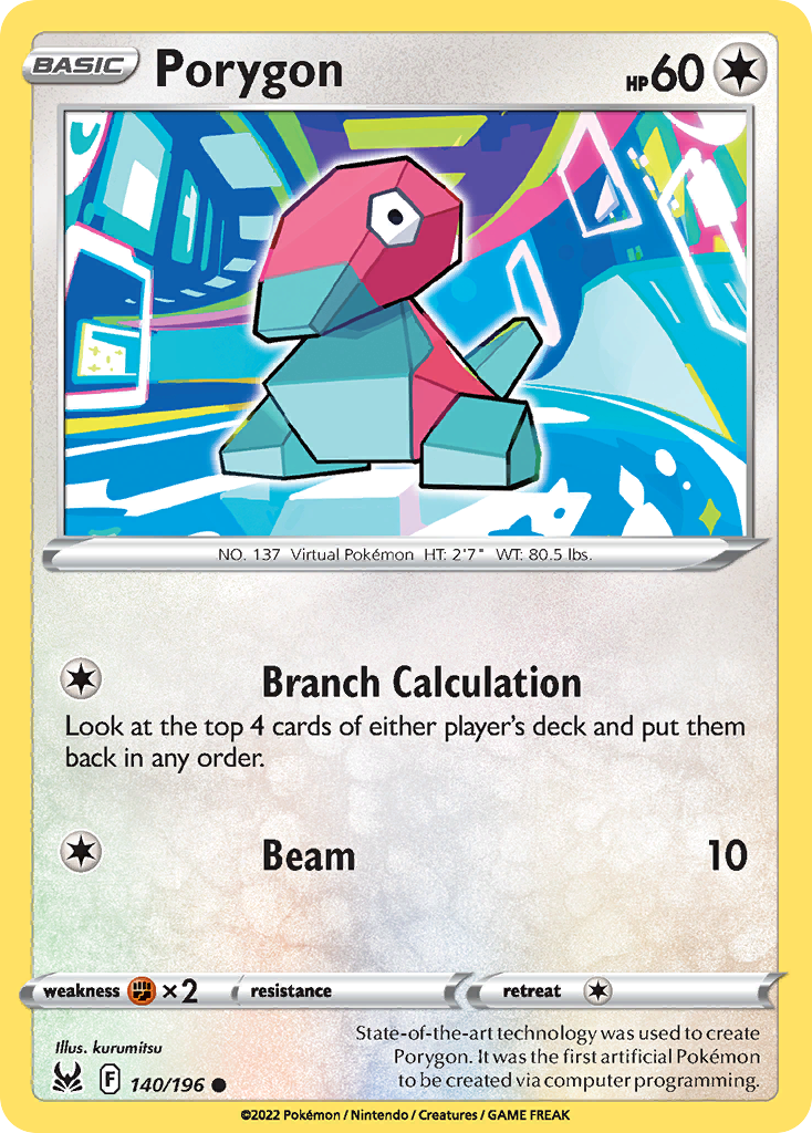 Porygon Pokémon card