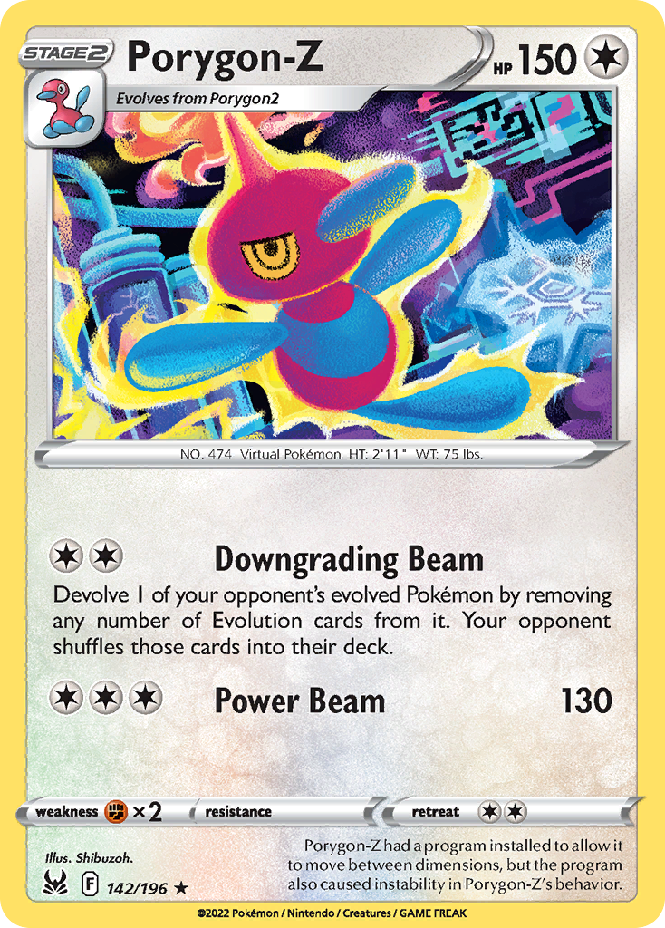 Porygon-Z Pokémon card