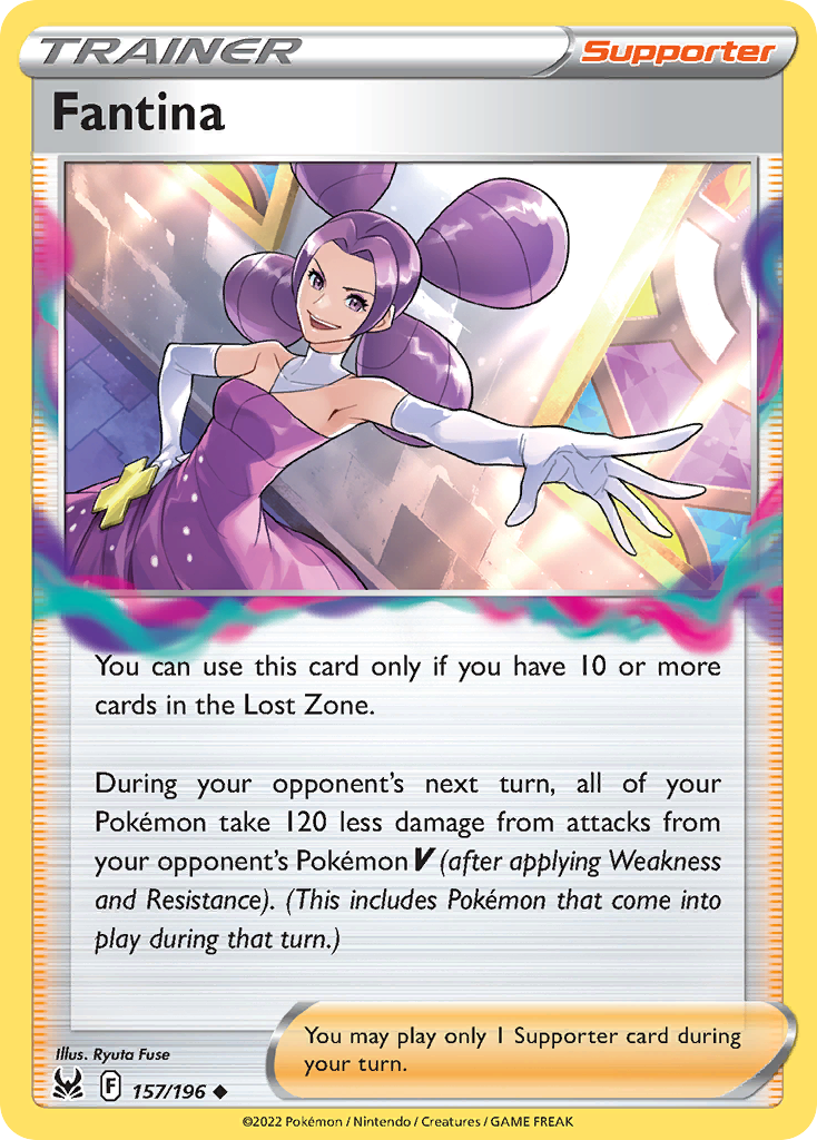 Fantina Pokémon card