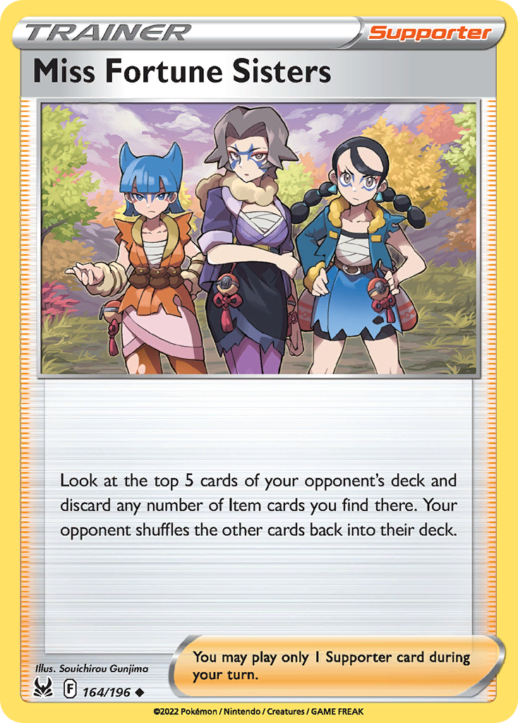 Miss Fortune Sisters Pokémon card